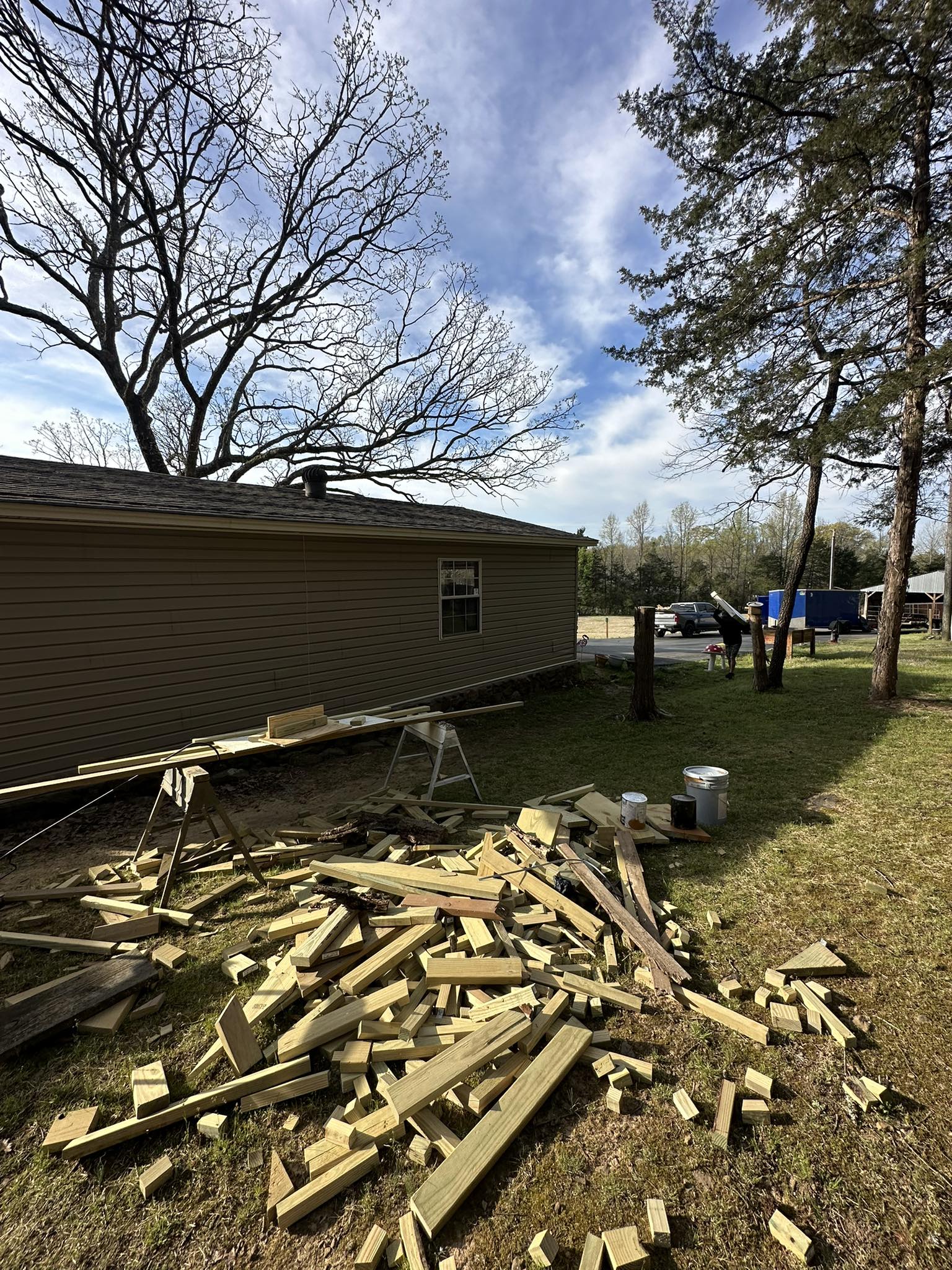 Load of dirt being delivered